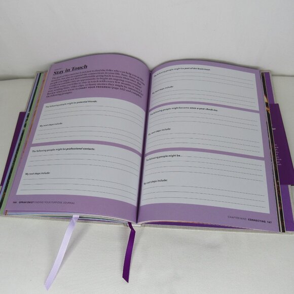 Oprah's The Life You Want Finding Your Purpose Journal New Hardcover - Picture 4 of 4